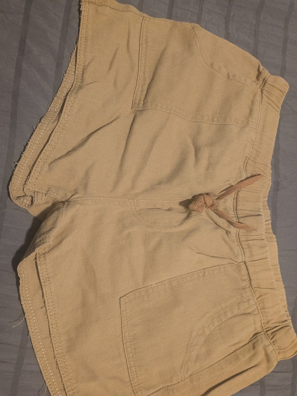 Casual Drawstring Cotton Shorts in Tan (Pick Any 2 Items-Pay For One)